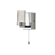 Bubble Effect Polished Chrome LED Wall Light, LHCLWB320/1CR, bathroom wall light, 