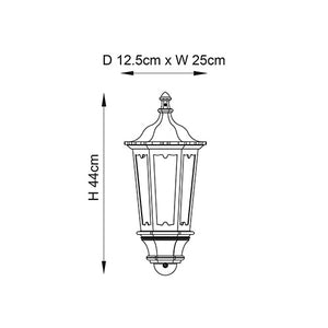 Burford Wall Light Dimensions