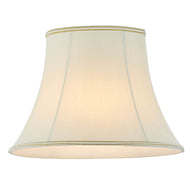Celia 12 Inch Cream Faux Silk Oval Shade, LHENDCELIA12, lamp shade,