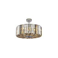 Chapeau 5 Light Chrome + Glass Ceiling Light in flush, LHSL82101-5CC, ceiling light,