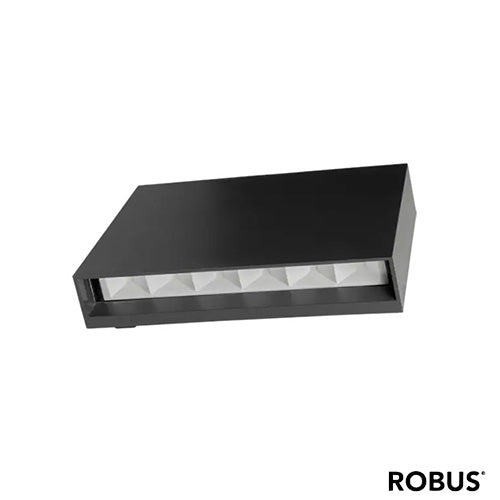 COURTERA 2x6W LED Up/Down Wall Light Black