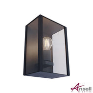 Calore Outdoor E27 40W Sandy Anthracite Wall Light, ANSACAL/E27, outdoor wall light,