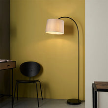 Load image into Gallery viewer, Carlson Floor Lamp Matt Black Grey In Use
