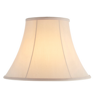 Carrie 16 Inch Cream Round Bell Shade, LHENDCARRIE16, lamp shade, 