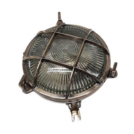 Cast Antique Brass Outdoor Bulkhead, LHCLELARRAN/ANT, bulkhead,