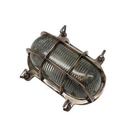 Cast Brass Outdoor Bulkhead Antique Brass, LHCLELDOCK/ANT, outdoor bulkhead, 