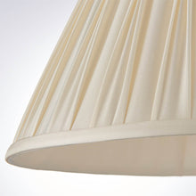 Load image into Gallery viewer, Chatsworth 14&quot; Pleated Shade Cream Bottom
