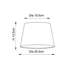 Cici 8 Inch - Ivory Dimensions