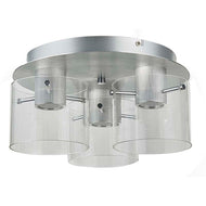Clear Vintage Glass 3LT Surface Fitting, LHCLSF1607/3CLR, ceiling light,