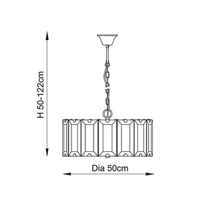 Clooney 8 Light Dimensions