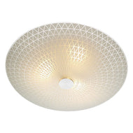 Colby 3 Light Glass Flush ES, LHDARCOL522, ceiling light,