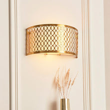 Load image into Gallery viewer, Cordero 2LT Wall Light - Plated Gold
