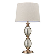 Crushed Mercury Glass Table Lamp, LHCLTL14324, table lamp, 