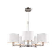 Daley 5 Light Matt Nickel Ceiling Light, LHEND60257, ceiling light,