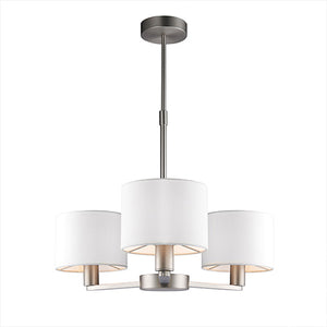 Daley Matt Nickel 3lt Pendant