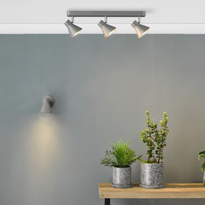 Diza Single Spotlight Matt Grey  In Use