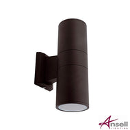 Duo Midi 2 X 50W, Black, Up/Down Light, Outdoor Wall Light,