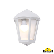 Fumagalli Fabio White Half Lantern, LHECIFMM20000E27W, Outdoor wall light,