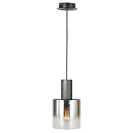 Fading Black Vintage Style Glass Pendant, LHCLPF1607/1BL, ceiling light, 