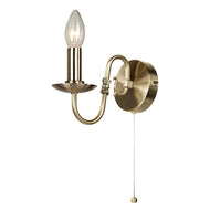 Flemish Antique Brass Wall Light, LHCLWB93291AB, wall light, 