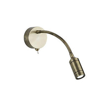 Load image into Gallery viewer, Flexy Wall Light - Antique Brass Metal
