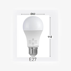 Fumagalli E27 11W LED A60 Lamp CCT Selectable Dimensions