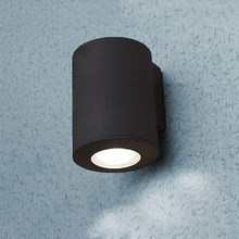 Load image into Gallery viewer, Fumagalli Franca 90 1L Black 1 Light Up or Down LED Wall Light On Wall
