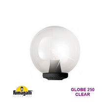 Load image into Gallery viewer, Fumagalli Globe 250 Clear Lantern E27 Black
