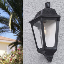 Load image into Gallery viewer, Fumagalli Iesse Classic Half Lantern E27 Black
