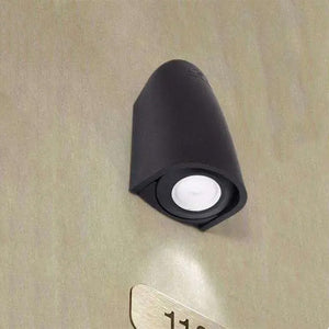 Fumagalli Mamete Round Black Frosted G9 LED 1.7W 3000K Wall Light On Wall