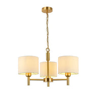 Gold 3 Light Pendant w/ Shade, LHDL478/3GLD, ceiling light,