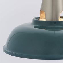 Load image into Gallery viewer, Henley 1 Light Pendant Easyfit Green Close Up
