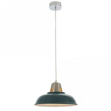 Load image into Gallery viewer, Henley 1 Light Pendant Easyfit Green
