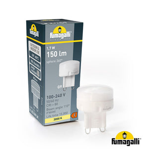 Fumagalli LED Lamp G9 1.7W 170lm 3000K