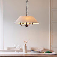 Lille 5 Light Black/Natural Pendant above kitchen table, LHEND112955, ceiling light,