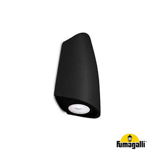 Fumagalli Mamete Round Black Frosted G9 LED 1.7W 3000K Wall Light