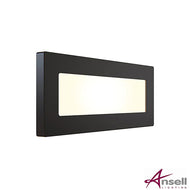 Mattone LED Uni-Bricklight CCT 2W, Black, Outdoor Wall Light, Polycarbonate Construction, 