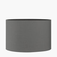 Mia 16 Inch Grey Oval Cotton Shade, LHPAC36-049-16SG,  lamp shade,