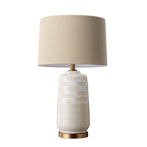Modern Home Ceramic Table Lamp - Cream