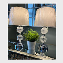 Load image into Gallery viewer, Noche Bedside Lamp Glass Bassl Chrome (Single)
