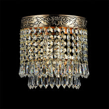 Load image into Gallery viewer, Palace Gold Crystal Wall Light B
