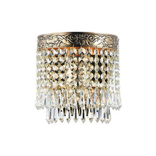 Load image into Gallery viewer, Palace Gold Crystal Wall Light
