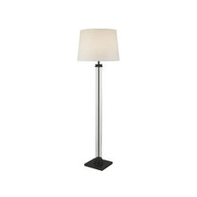 Load image into Gallery viewer, Pedestal Floor Lamp Black Metal
