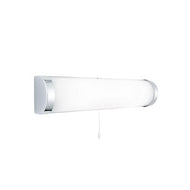 Poplar 2 Light Chrome Metal & Opal Glass Wall Light, LHSL8293CC, wall light,