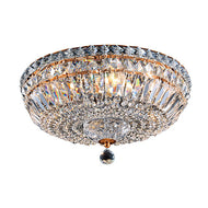 Portland 6LT Crystal Surface Fitting (Aged Gold), LHCLCF40214/6AG, ceiling light,
