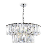 Puntes 12 Light Chrome Pendant, LHMAYMOD043PL-12CH, ceiling light,