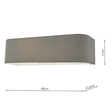 Load image into Gallery viewer, Ronda 2 Light Wall Light Grey In Use
