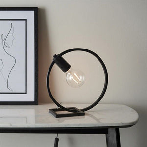 Shape Circle Table Lamp In Use