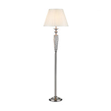 Load image into Gallery viewer, Siam Floor Lamp Satin Chrome With Shade
