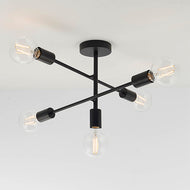 Studio 5 Light Black Semi-Flush Ceiling Light, LHEND79502, ceiling light,